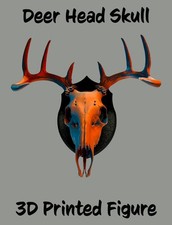 Wall Mounted Deer Head Skull -