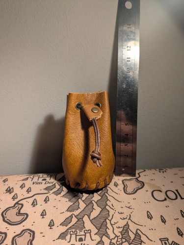 Leather pouch for dnd dice - for,