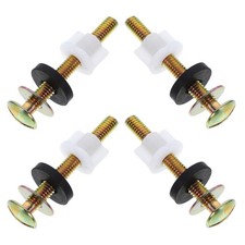  4 Sets Toilet Mounting Kit Seat Replacement Screws Hardware Fasteners