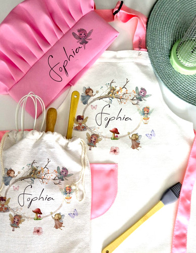 Personalised fairy kids linen