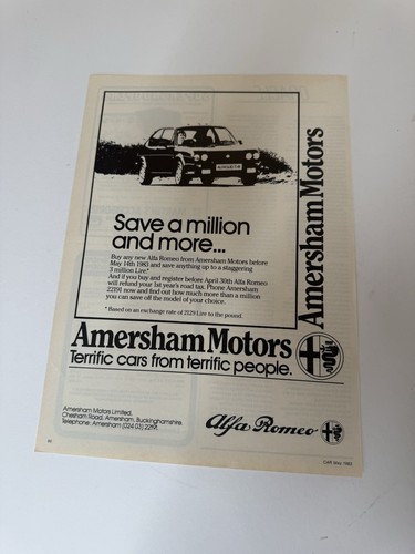 Original 1983 alfa romeo - original,