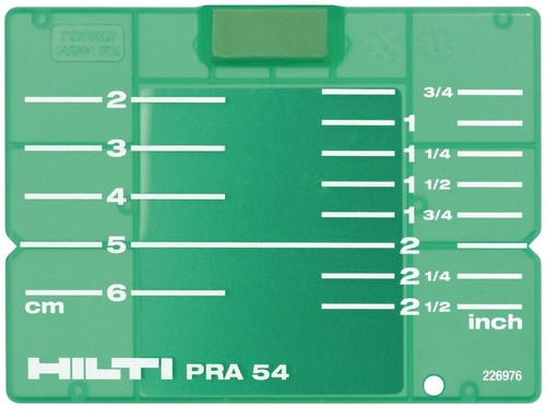 Hilti pra target plate - pra,