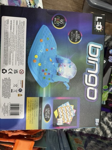 Led bingo game with - led, neon