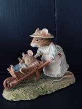 Vintage Brambly Hedge Mrs Apple & Wilfred Figurine, Border Fine Arts, BH65