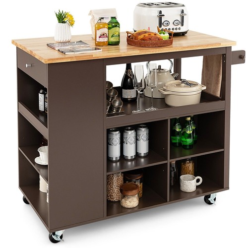 Kitchen island rolling storage - kitchen,