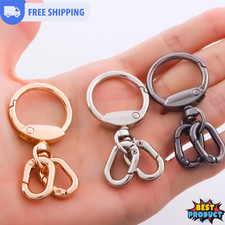2pc Swivel Clasp Clip Metal