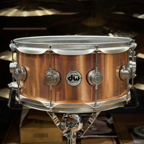 Knurled copper cast 14x6 - copper,