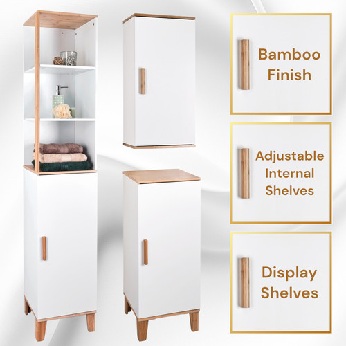Bathroom cabinet vanity white - cabinet,