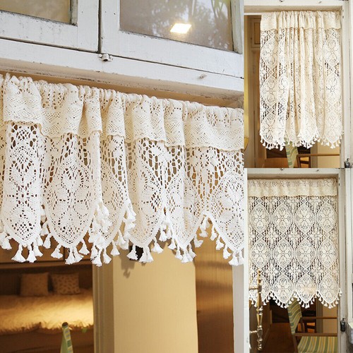Crochet short curtain tassel - crochet,