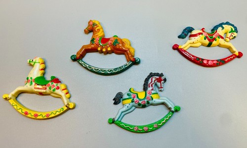 Vintage carousel rocking - vintage,