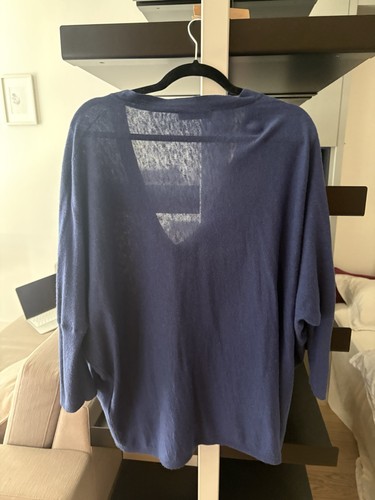 Sandro blue oversized jumper - sandro,