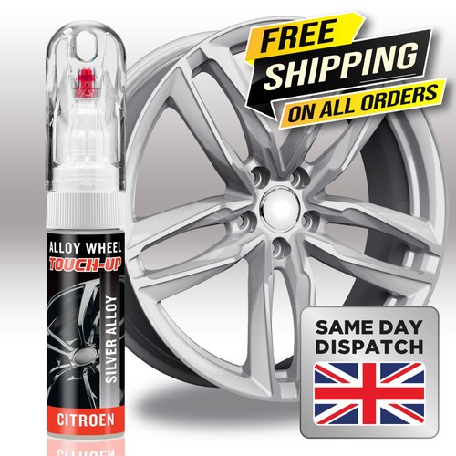 Citroen silver alloy wheel - alloy,