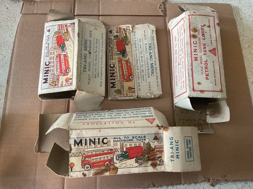 Vintage tin plate triang - , minic