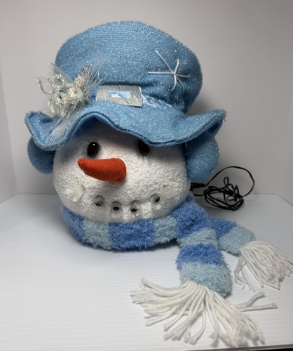 Christmas fiber optic snowman - christmas,