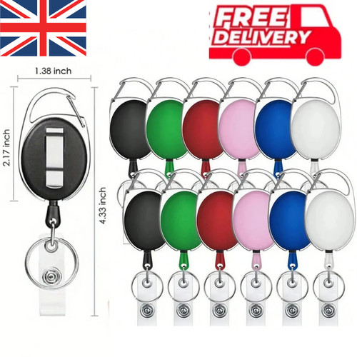 Retractable key chain card - retractable,
