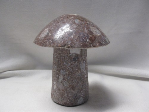 Stone granite mushroom - granite, 5"