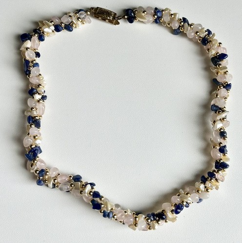 Vintage quartz lapis lazuli - lapis,