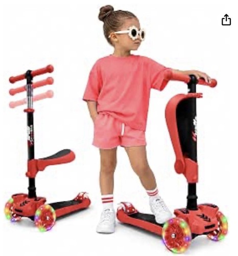 Wheeled scooter kids tri - scooter,