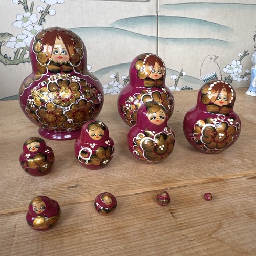 Wooden russian nesting - russian,