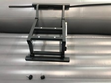 Folding PVC support for a boat