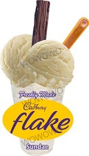 Cadbury Flake 99 ice cream