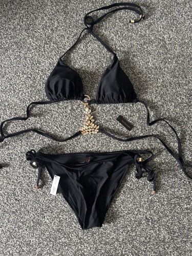 Ann summers black bikini size - summers,