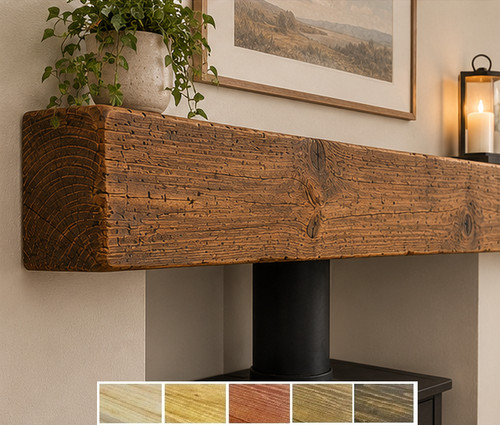 Mantel shelf beam fireplace - mantel,