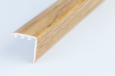 STAIR NOSING EDGE UPVC WOOD EFFECT  -TRIM- EDGING NOSING 30 x 30mm - 900 mm
