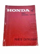 Honda CA72 Dream Parts Catalog OEM Manual Dealer Dealership