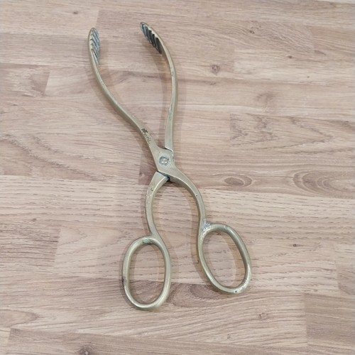 Fire tongs coal scissor action - coal,