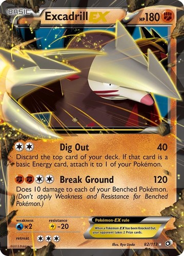 Excadrill 113 holo ultra - ex, 82/113
