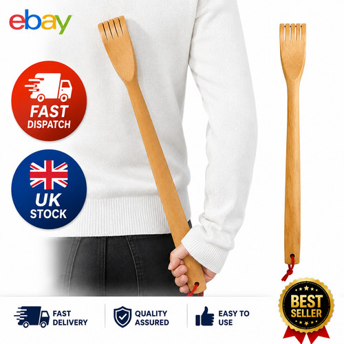 Bamboo back scratcher long - bamboo,