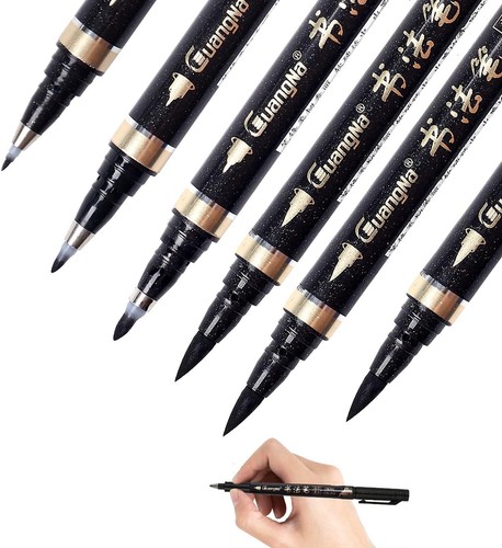 Calligraphy pens 6pcs - calligraphy,