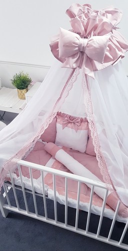Crown chiffon canopy for baby - chiffon,