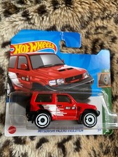 Hot Wheels Mitsubishi Pajero EVOLUTION RED RARE BRAND NEW 