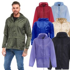 Unisex Plain Rain Coat Mac