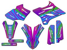 2015-2018 YZ 85 TIGRE Pink Senge Graphics Kit Compatible with Yamaha