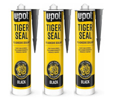 3 x Upol Tiger Seal Black 310ml Polyurethane Adhesive Sealant TIG/NB New U-POL