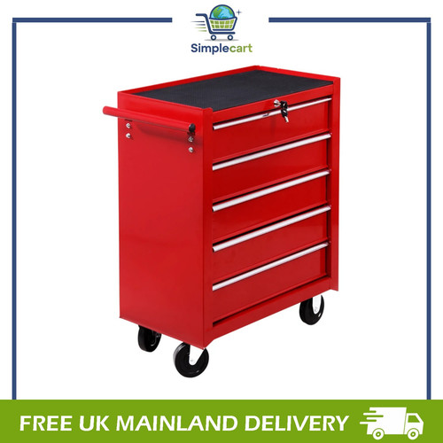 Tool trolley with drawers - with,