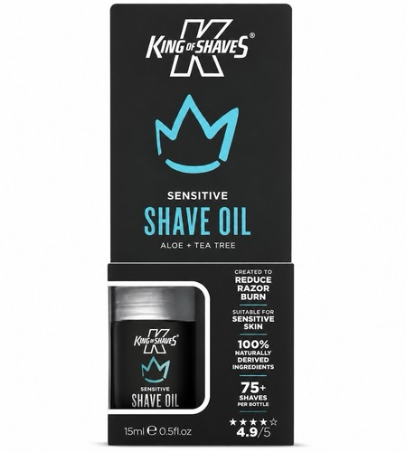 King shaves sensitive shave - of,