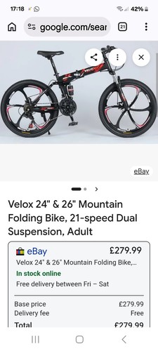 Rode only twice folding - rode,