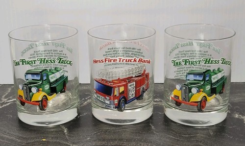 Hess truck glasses set - set, 3