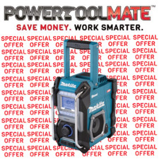 Makita MR002GZ Job Site Bluetooth Radio Bare Unit Blue