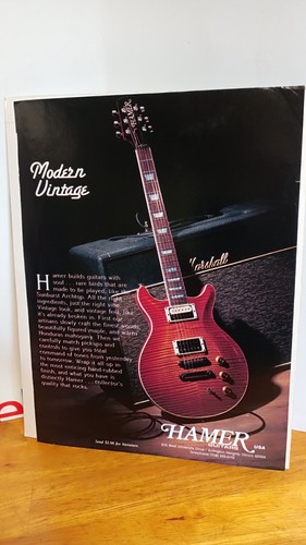Vintage hamer sunburst archtop - vintage,