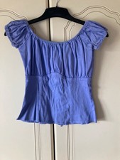 Pinup Girl Clothing Couture Lilac Purple Vintage 50s Peasant Top Laura Byrnes