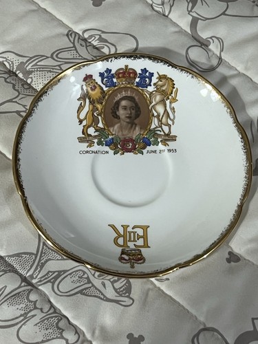 Adderley coronation saucer - coronation,