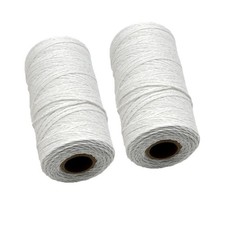 2 Roll 1mm White Pure Cotton