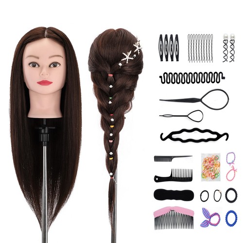 Training head 100 human hair - training,
