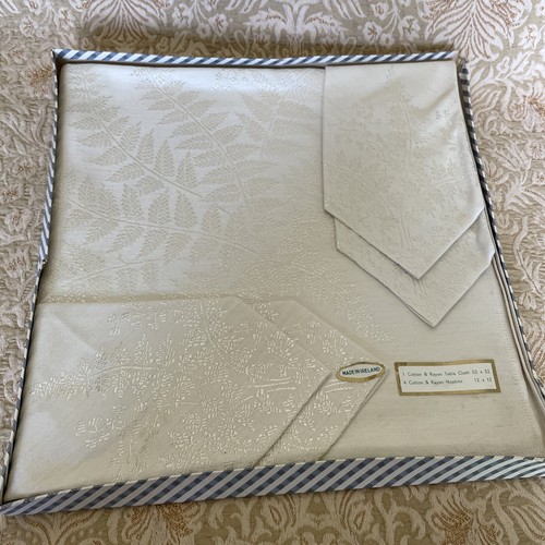 Vintage irish linen damask - irish,