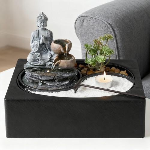 Indoor water feature buddha - feature,